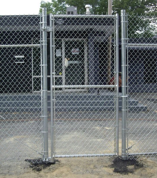 chain link fence gate