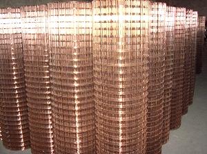 copper coated welded mesh