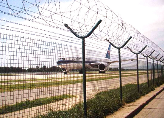 the airport fence