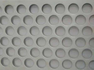 perforetad metal mesh--mild steel