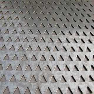 perforetad metal mesh--mild steel