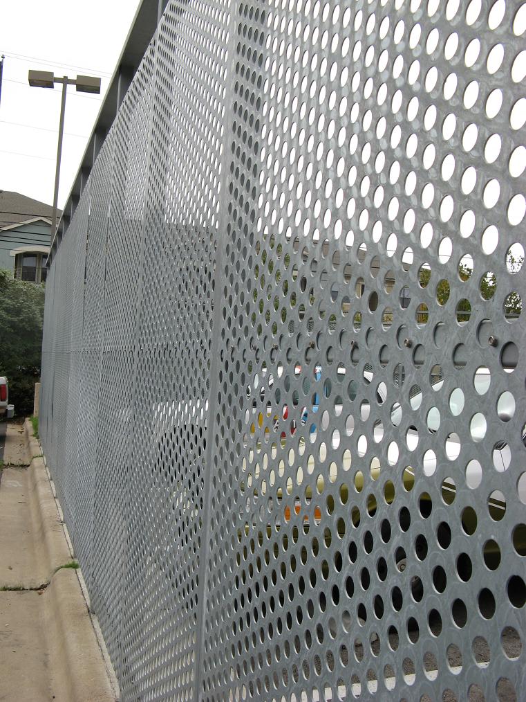 perforetad fence sheet