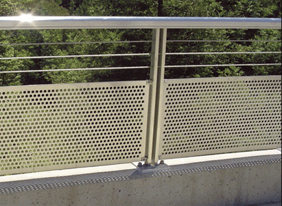 perforetad fence sheet