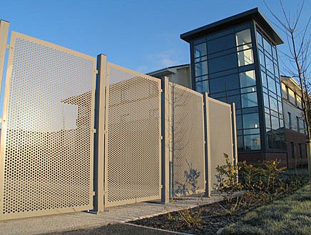 perforetad fence sheet