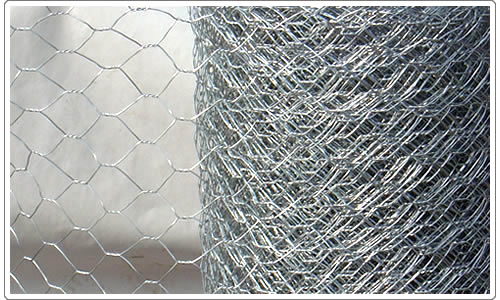 hexagonal wire fence