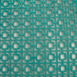 perforetad metal mesh--pvc coated