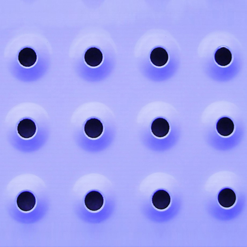 perforetad metal mesh--pvc coated