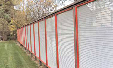 expanded metal fence