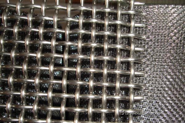 Plain crimped wire mesh